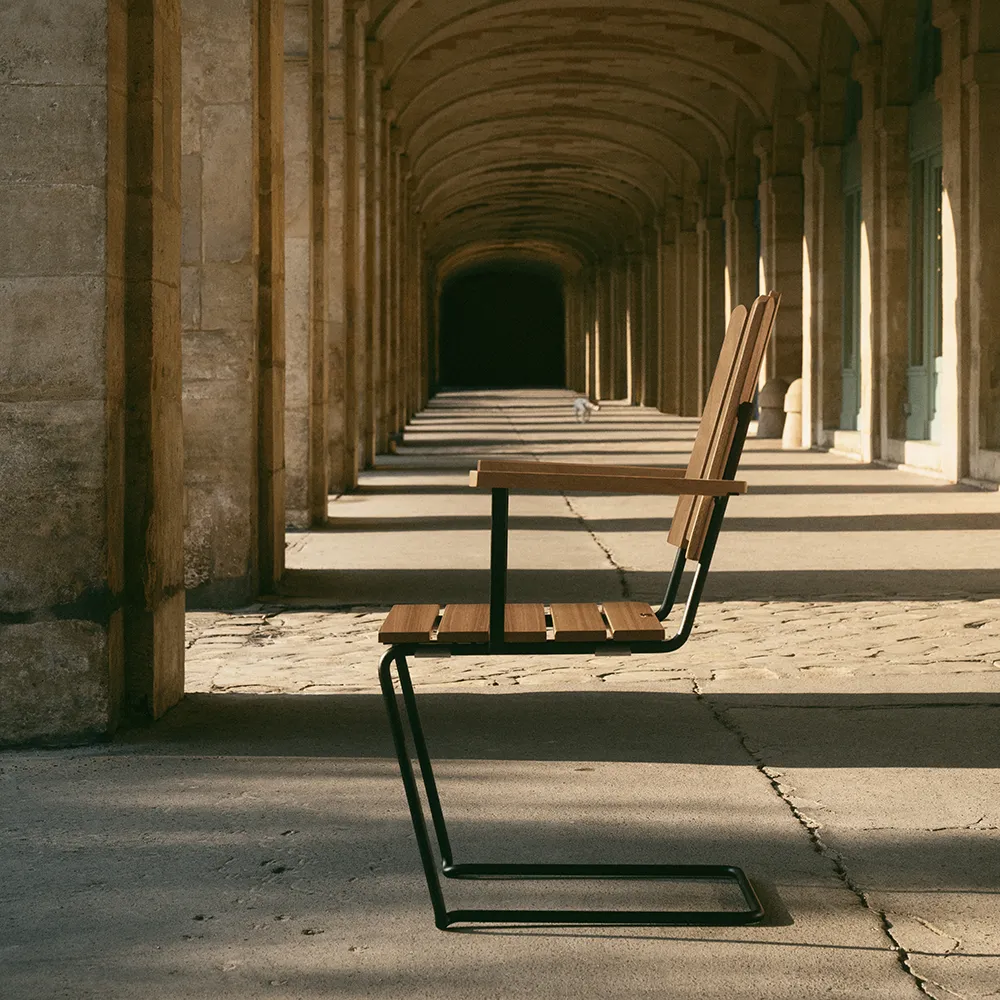 A2 Lenestol Oljet eik / svart ramme