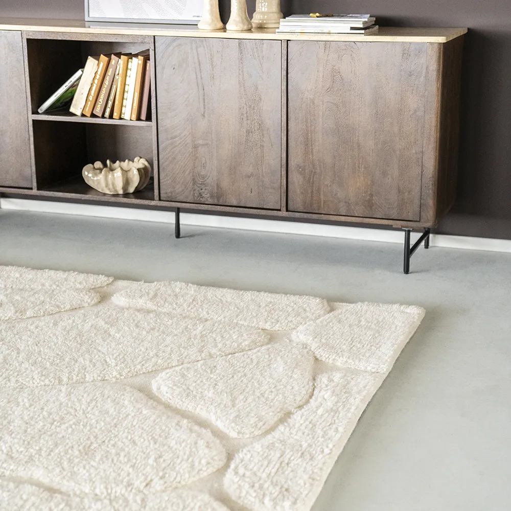 Teppe Kala 160x230 cm Off-White