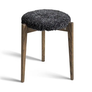 Vinz krakk røkt eik/safeskinn mørkegrå