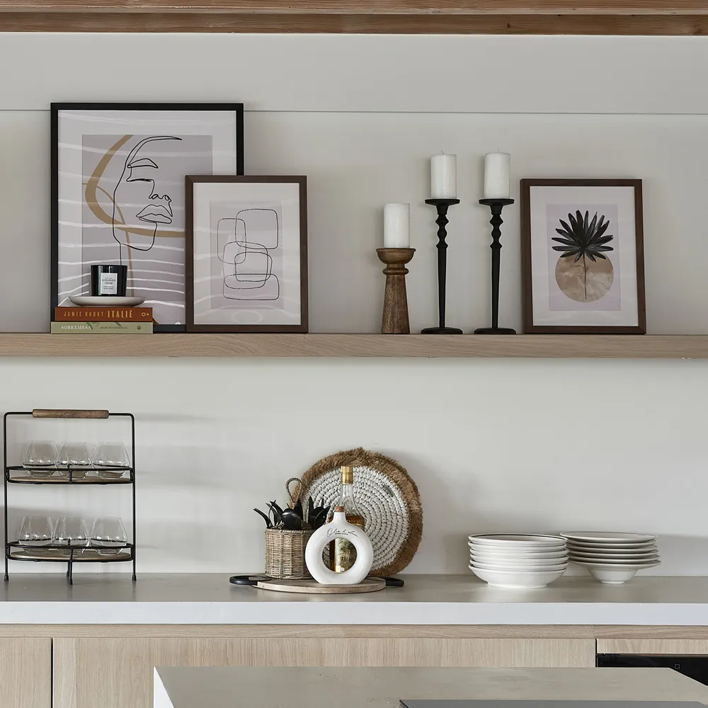 Håndlaget Eddik- og oljeflaske Olio D'Oliva Off White