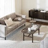 Braden 3-seter sofa brun eikben/lys beige