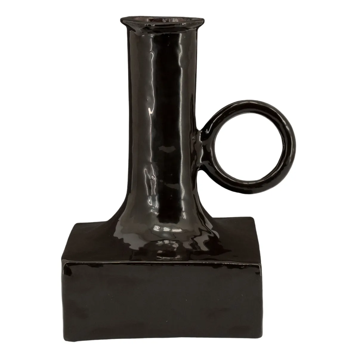 Oro 2 vase 20x16x25 cm aluminium brun