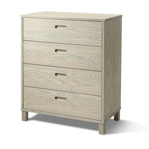 Leon kommode grå oljet ask