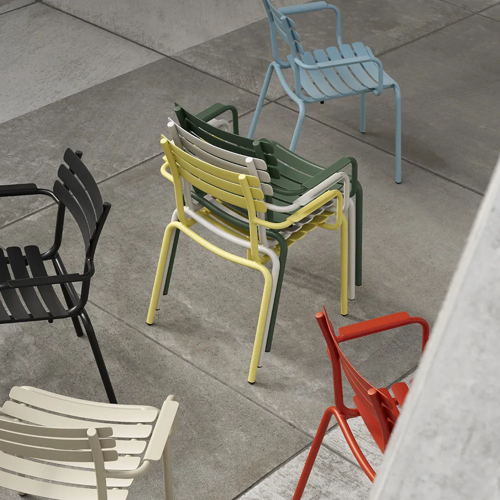 Alua Dining chair Mono Lemon zest