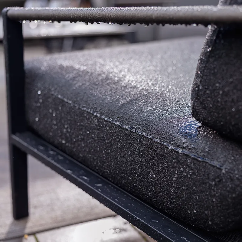 Lyra lenestol Svart / Teddy black