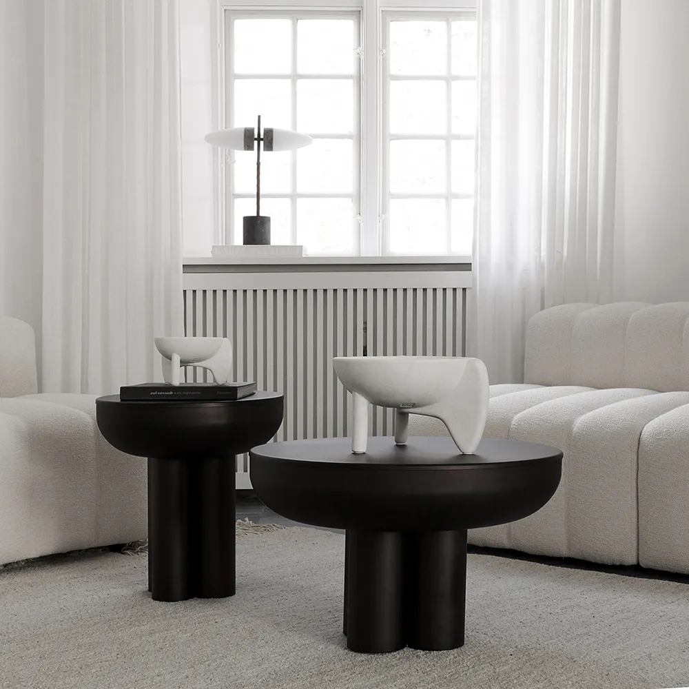 Crown Coffee Table Low - Brent Black