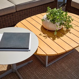 Olive salongbord 80x110 cm khaki / Bamboo