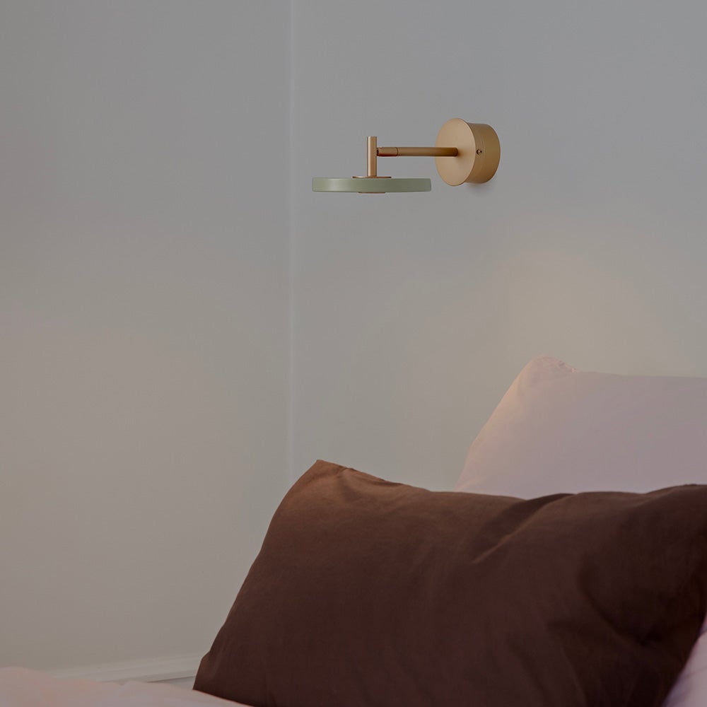 Asteria Wall Short Vegglampe Ø15 cm Nuance Olive