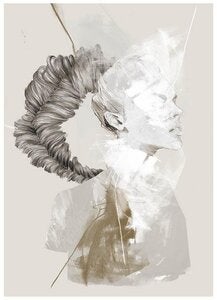 Anna Bülow poster Noise 2 70x100cm sign/numrerat