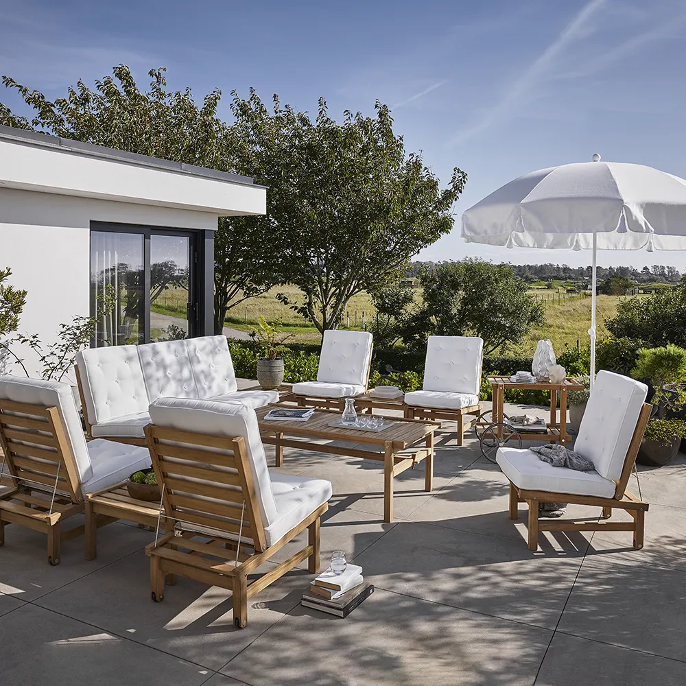 Lenestol Byggbar teak