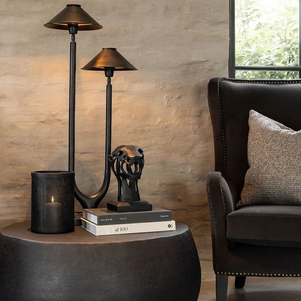 Fiora salongbord Ø80 cm svart