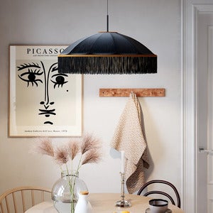 Francis taklampa Ø60cm Svart