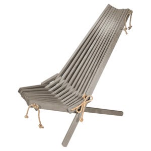 Ecochair hvilestol Birch Grey Oiled