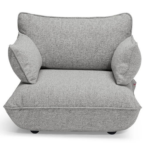Sumo Loveseat Mingle Grid Stone