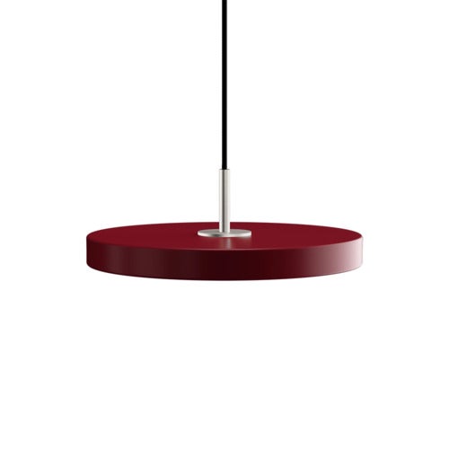 Asteria Plus Mini taklampe Ø31 cm Ruby Red/Steel