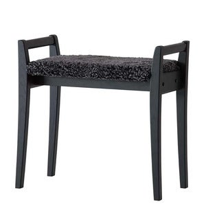 Meja Krakk Svartbeiset eik/safeskinn mørkegrå