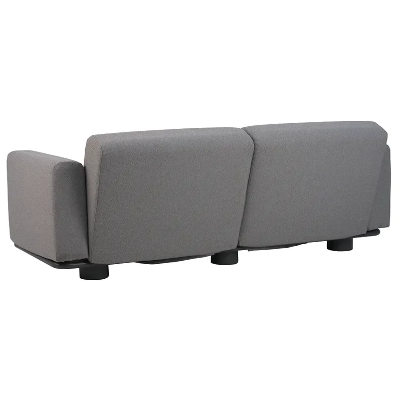 Bolster sofa Antracit / Teddy Grey