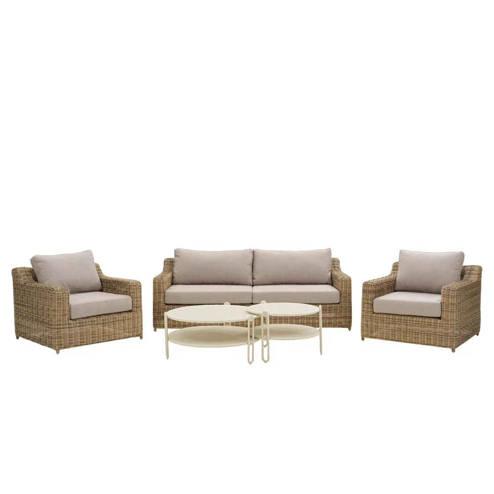 Glendon 3-seters sofa  Rustic / Beige