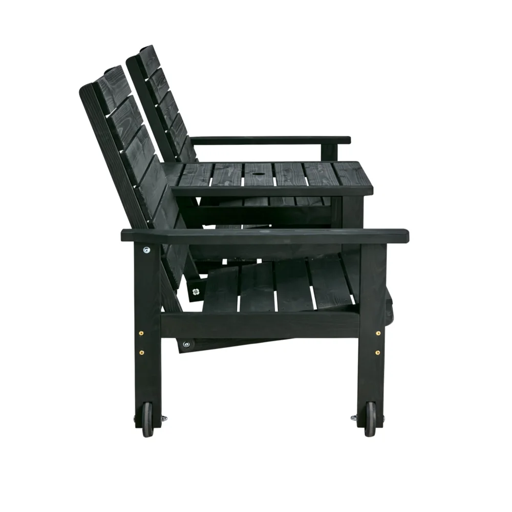 DU o JA 2-seters sofa Sort