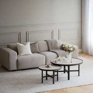 Willard sofa 3-seter stoff Alice lys beige