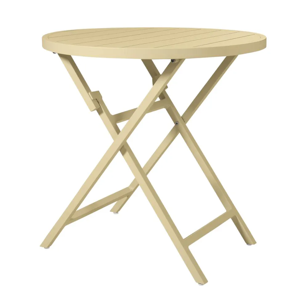 WILKIE Sammenleggbar bord Ø72 - Sitron