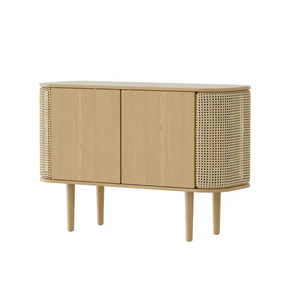 Treasures skap med 2 dører i eik/ventian Cane