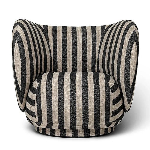 Rico Lounge Lenestol Louisiana - Sand/Black