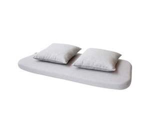 Moments Benk Putesett Lysegrå 3 Puter Pr. Putesett