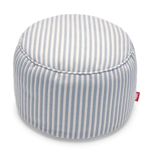 Point Terry pouf Blizzard Blue Creme