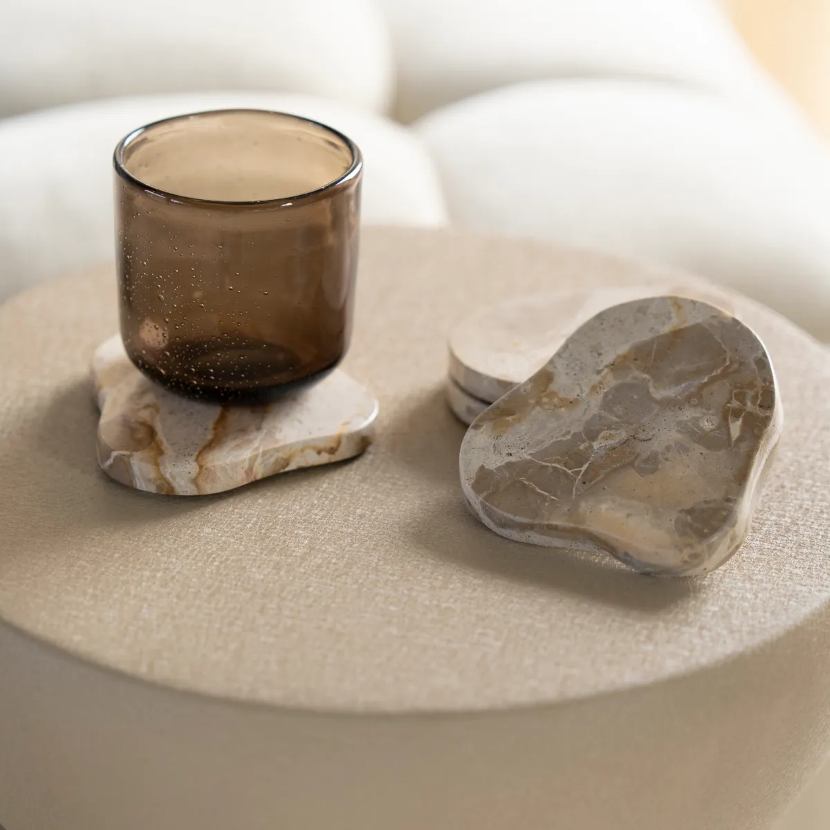 Coaster Marrone (set of 4) 11x10x6 cm