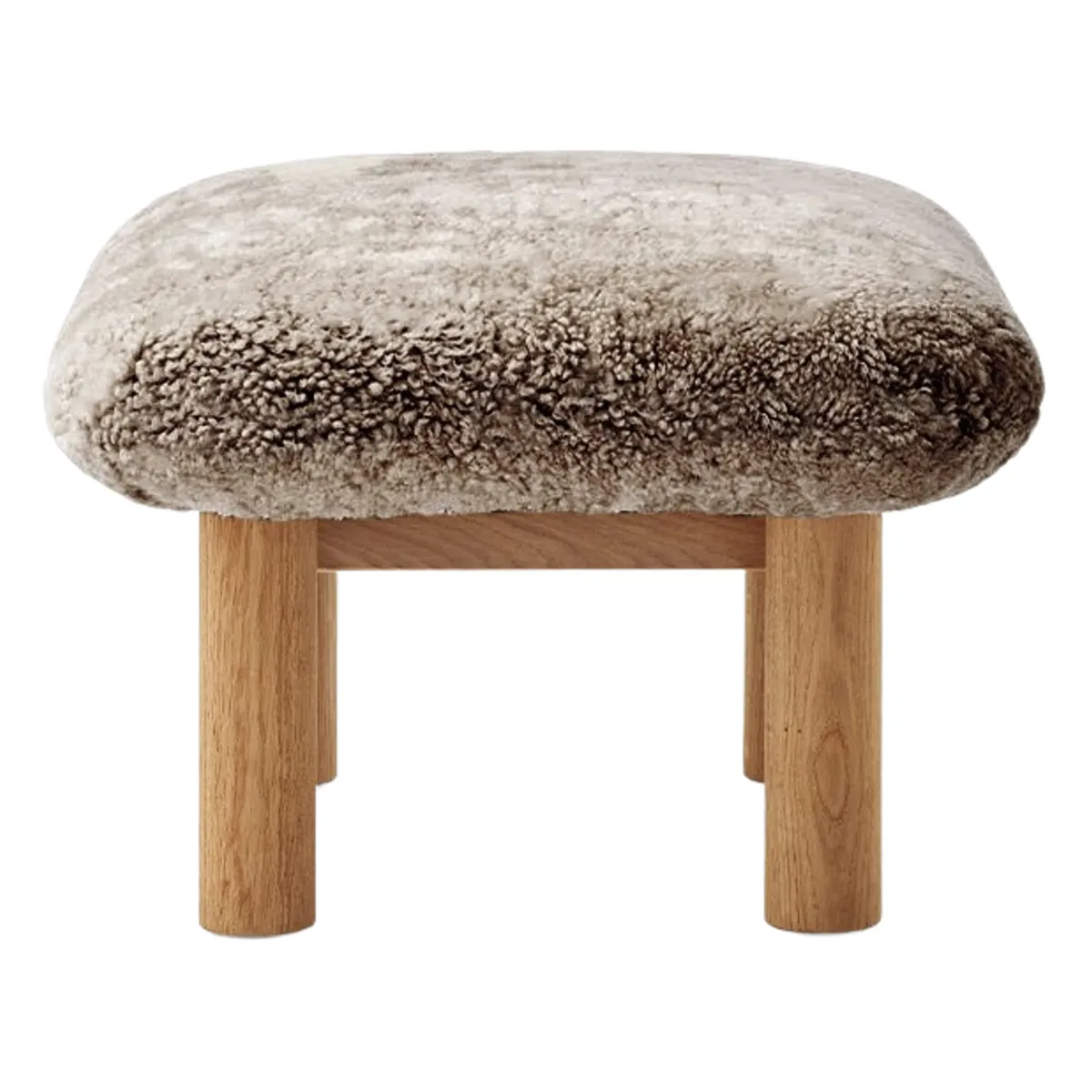 Brasilia krakk massiv eik natur, Sheepskin Nevotex Root