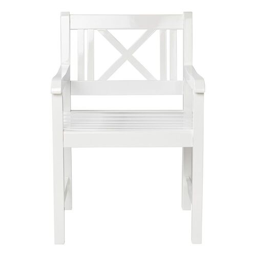 Rosenborg lænestol hvid 