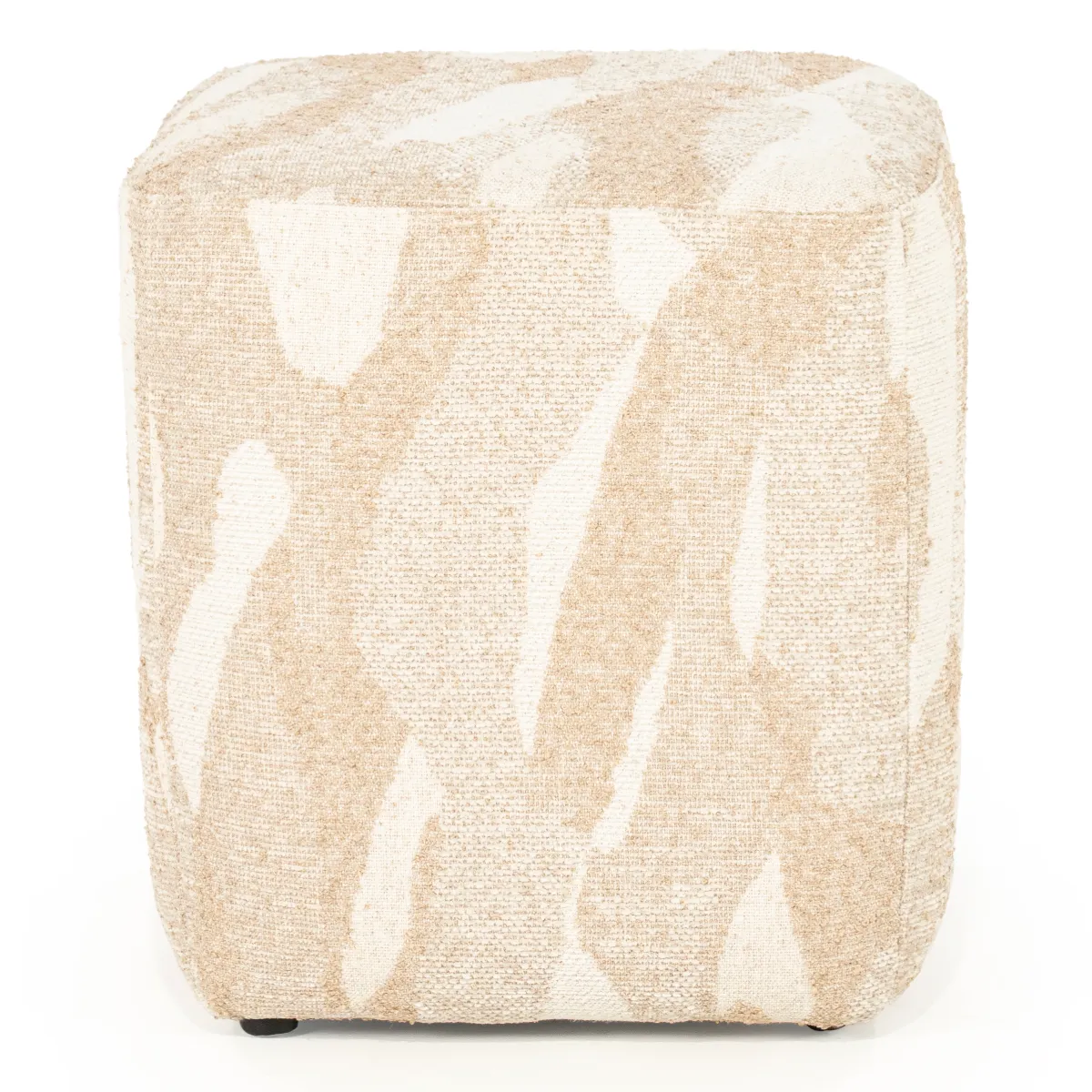 Pouf Rytm small - beige 43x43x46 cm