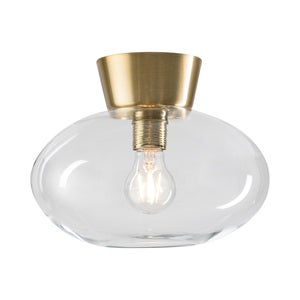Bullo Ceiling D270 Messing/klart glass