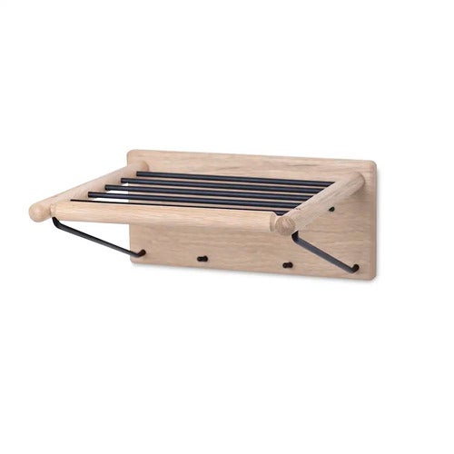 Twist Hattehylle 37 cm hvitoljet eik