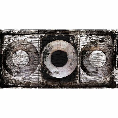 3 Circles Brown 180 x 75 cm Artwood