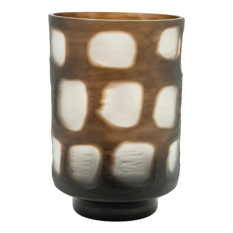 Koba large 17,5x17,5x26 cm Glass Brun