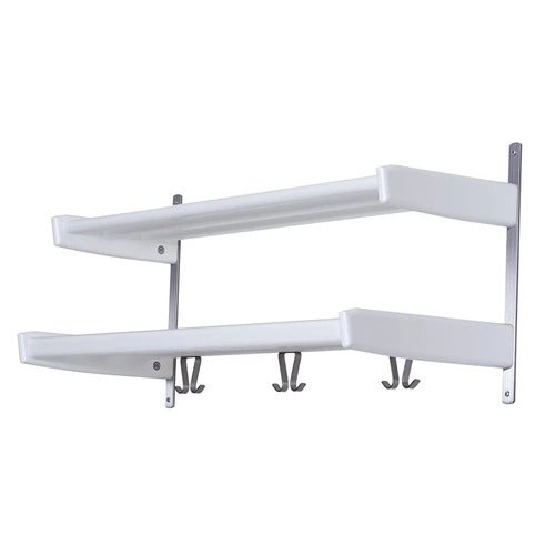 Meja Hattehylle 90 cm 2 hyller Hvitlakkert bjørk