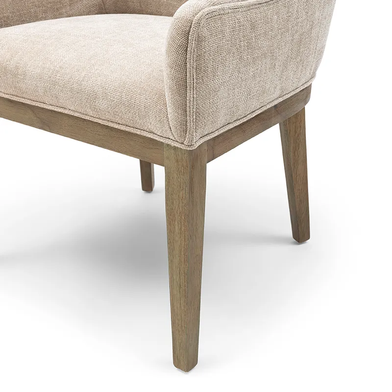 Whistler Dining Armchair montmartre weave natural linen