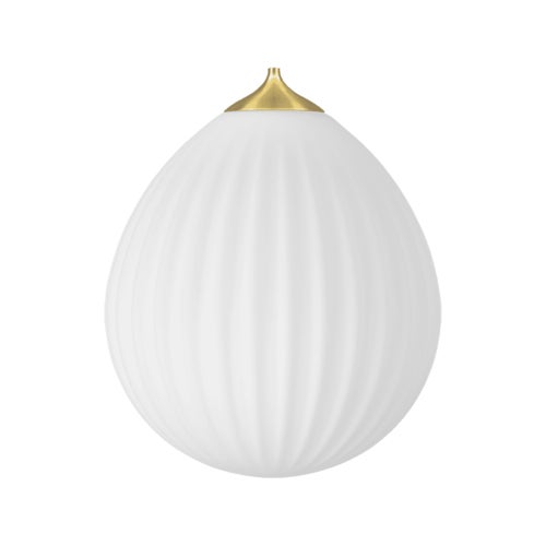 Around World lampeskjerm Ø35 cm White/Brushed Bras