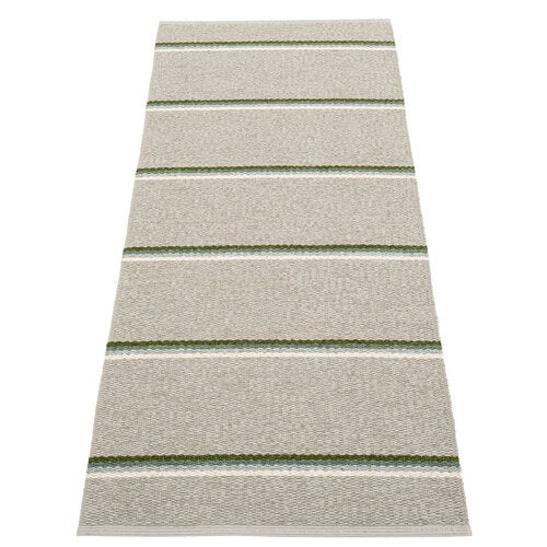 Olle matte 70x180 cm green / background linen 