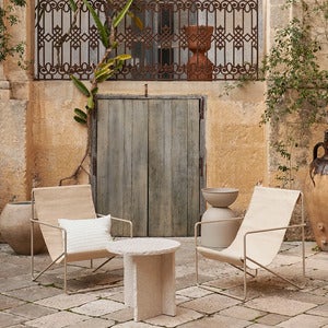 Desert Lounge Lenestol Cashmere/Cloud