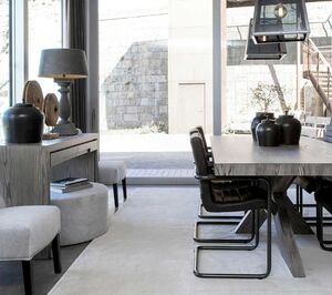 City taklampe Smokey Glass Artwood