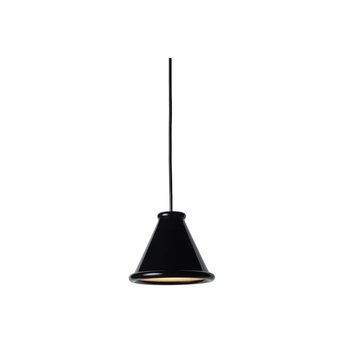 Belle takpendel Ø15,3xH12,2 cm metall glossy black