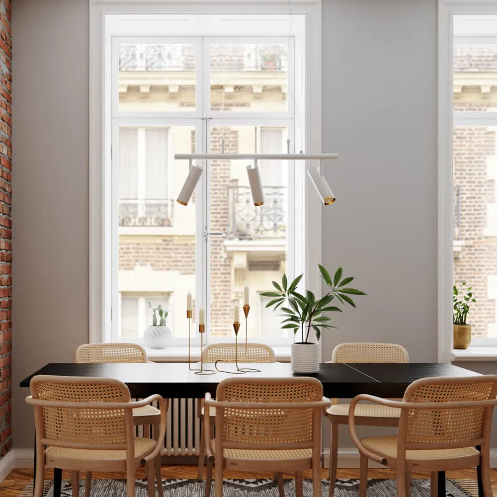 Puls Bar Taklampe hvit