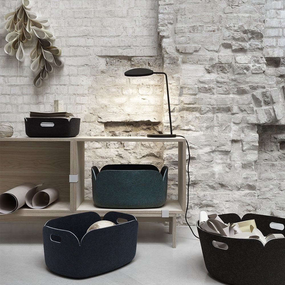  Restore Basket Oppbevaringsboks 48 x 35 cm - Midnattsblå