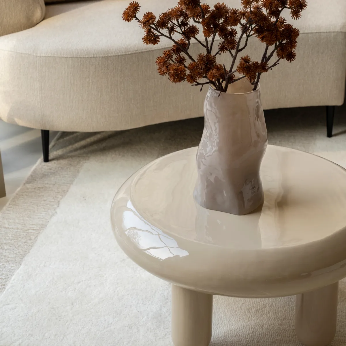 Balloon Salongbord- beige 70x70x35 cm