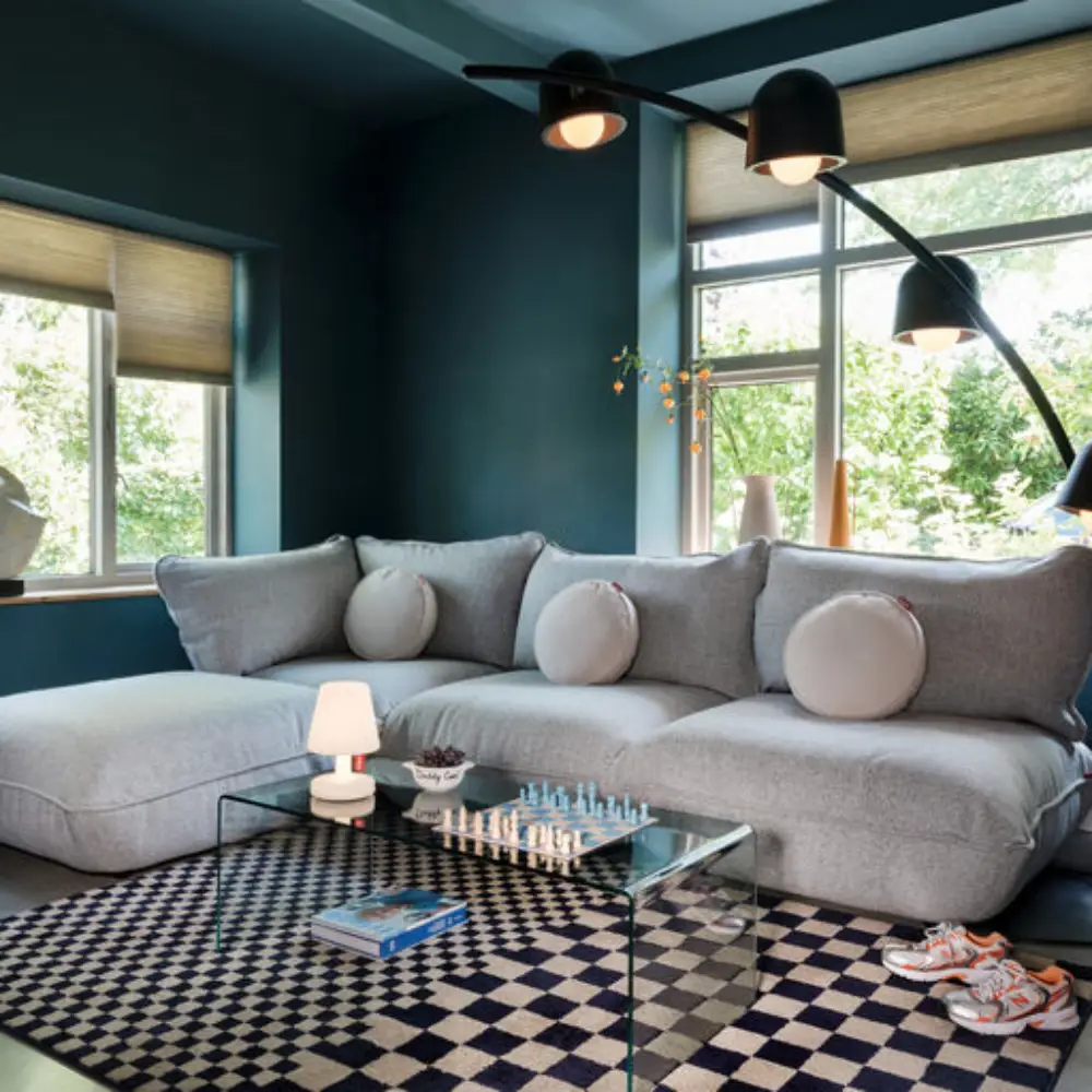 sumo sofa hjørneseksjon  boucle recycled grey