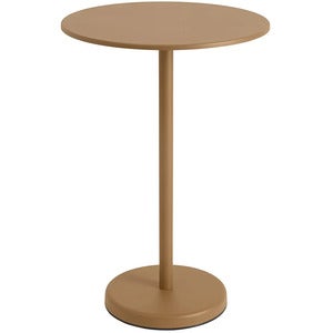 Linear Steel Barbord Ø70 cm Burnt Orange 