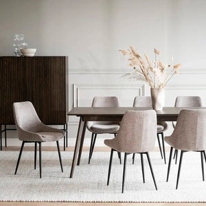 Sierra spisestol beige stoff